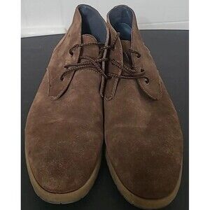 Vince Camuto Corvo Brown Suede Leather Casual Shoes Chukkas Men's Size 12D